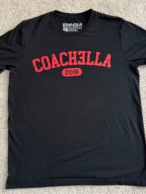 Eminem Coachella 2018 Limited Edition T Shirt Black Official Merch Size Large